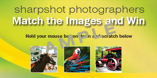 Scratchcards for photographers