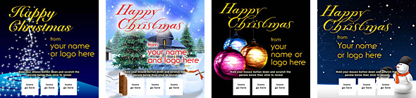 christmas scratchcards